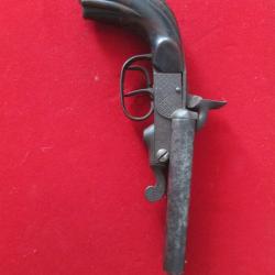 PISTOLET  SECOND EMPIRE  11MM  A BROCHES