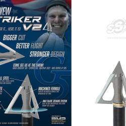Lames Fixes G5 Crossbow Striker V2 (par 3) - 100 grains