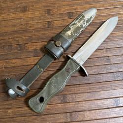 COUTEAU DE COMBAT ALLEMAND BUNDESWEHR MOD 68 HSK-70 HANS Schulze Koblenz.