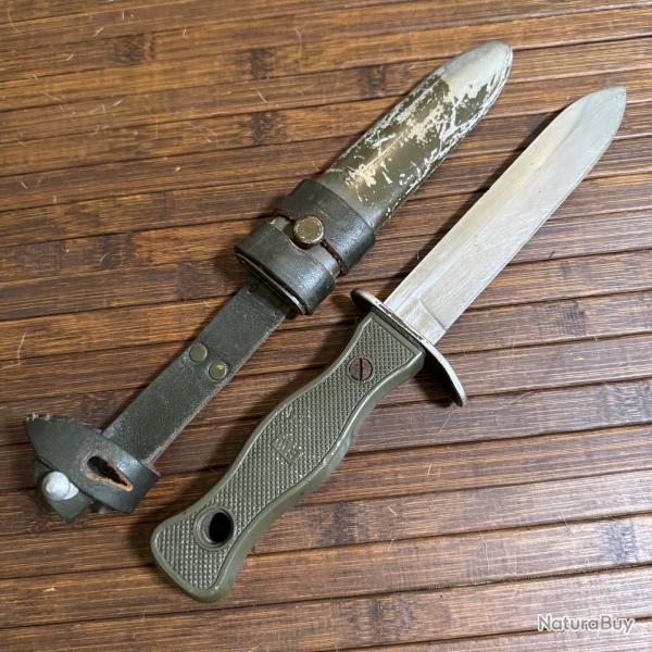 COUTEAU DE COMBAT ALLEMAND BUNDESWEHR MOD 68 HSK-70 HANS Schulze Koblenz.