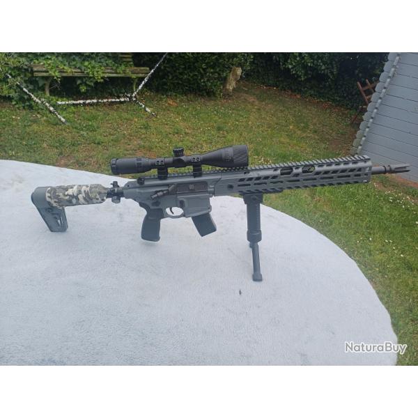 CARABINE PCP semi-automatique Sig Sauer MCX Virtus PCP cal. 5,5 mm-