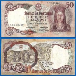 Portugal 50 Escudos 1964 Maria Infanta D Escudo Billet