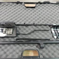 CANON FUSIL SEMI-AUTOMATIQUE HATSAN ESCORT CAL 12/76 71 CM + MALLETTE + 5 CHOKES NEUF