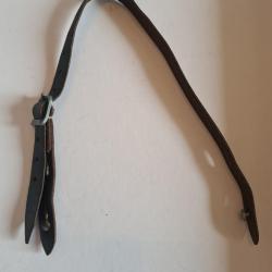 Très belle jugulaire pour casque datée 1943 Allemand WW2 en reproduction A25.3