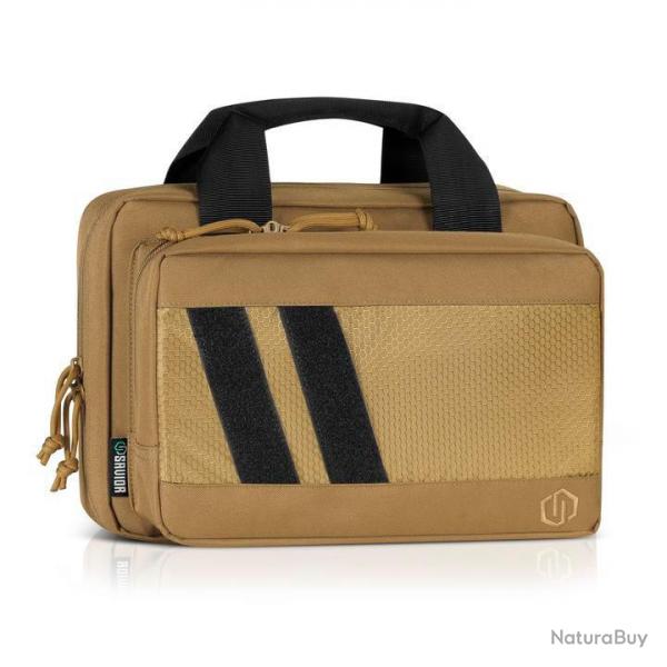 SAVIOR EQUIPMENT [SPECIALIST SERIES] LOW PROFILE SOFT DOUBLE HANDGUN REVOLVER BAG W/ BUILT-IN MAGAZI