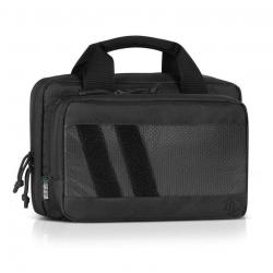 SAVIOR EQUIPMENT [SPECIALIST SERIES] LOW PROFILE SOFT DOUBLE HANDGUN REVOLVER BAG W/ BUILT-IN MAGAZI