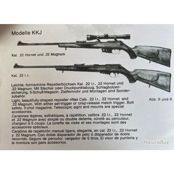 Notice de fonctionnement et d'entretien walther KK et KKJ