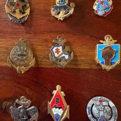 lot insignes troupes de marine