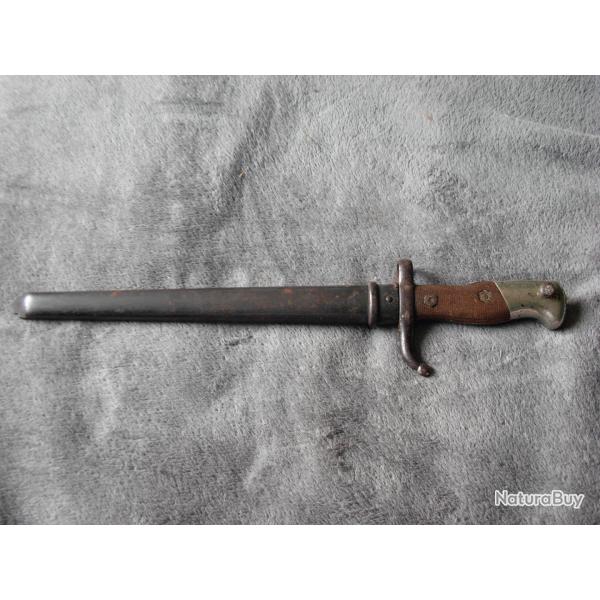 Rare Baonnette de Chasse MANUFRANCE pour LEBEL AFRICAIN & CARABINE RIVAL