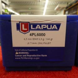 Lapua Ogives 6.5mm FMJBT 144 grs (x100)