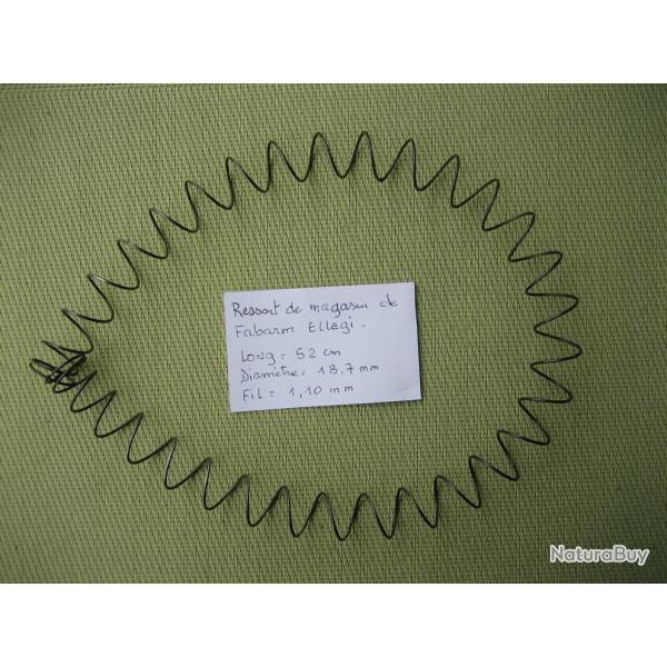 Ressort  de magasin de Fabarm Ellegi bon tat  longueur  52  cm