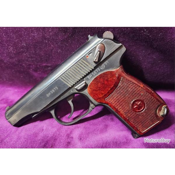 Pistolet Makarov Baikal, modle IJ-70-01, calibre  9x18mak, RUSSIE,  catgorie B