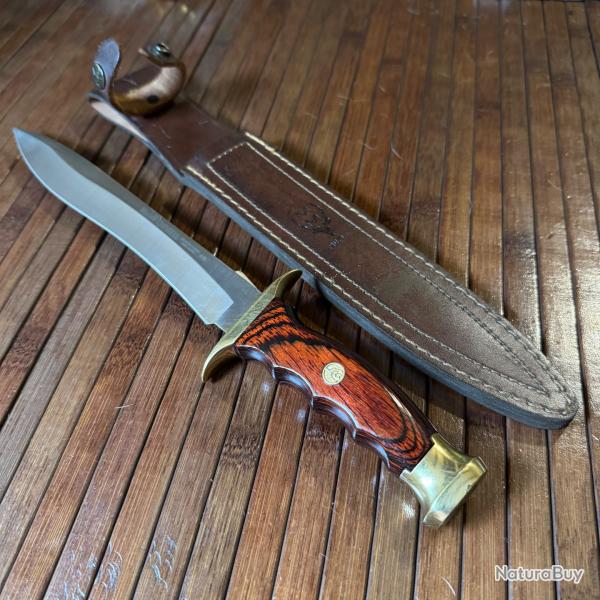 BEAU POIGNARD COUTEAU MUELA CHEVREUIL