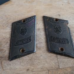 Plaquettes de Pistolet STEYR PIEPER Modèle 1908 en 6.35mm