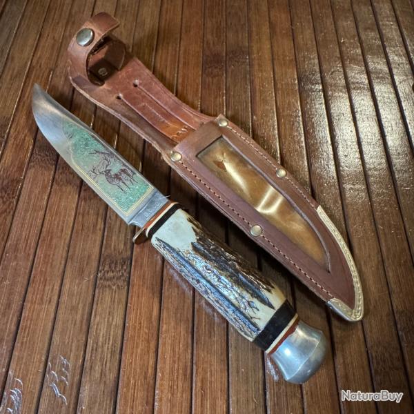 COUTEAU - POIGNARD GUTMANN CUTLERY. CO FABRICATION ALLEMANDE A SOLIGEN ANNE 50