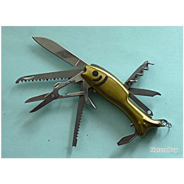 CPO - COUTEAU PECHE FORME POISSON - Multi-outils -
