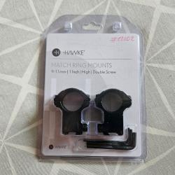 COLLIERS HAWKE HAUT 25,4MM RAIL 11MM (BH20)