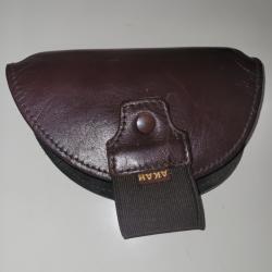 BUSC AKAH CUIR marron POUR LUNETTE ET POINT ROUGE