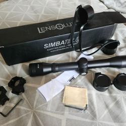 LUNETTE LENSOLUX 4x32 + MONTAGE + CACHES OUVERTURE RAPIDE