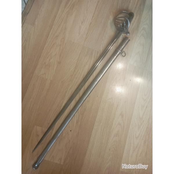 Gros sabre d'officier de chasseurs  pied de type 1855.