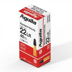 OFFRE NB AGUILA 22LR SV SP 40GR STANDARD VELOCITY Vitesse standard 1.130 FPS LOT DE 1000