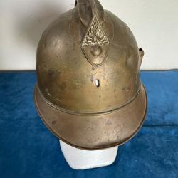 Ancienne coque casque de pompiers 1895