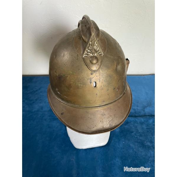Ancienne coque casque de pompiers 1895