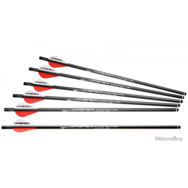 Bote de 6 flches carbone pour Air Javelin