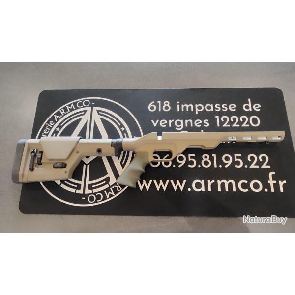 Chssis complet MDT LSS -22 FDE Cz 452 / BRNO m.2 Tikka T3X SA, Bleu titane