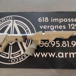 Châssis complet MDT LSS -22 FDE Cz 452 / BRNO m.2 Remington 700 SA, Bleu titane