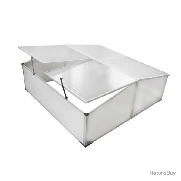 Serre tente abri plante fleur lgumes froide  4 couvercles 108 x 110 x 41 cm Transparent 02_0044657