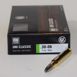 boite 20 cartouches calibre 30-06 RWS UNI Classic 180 grains