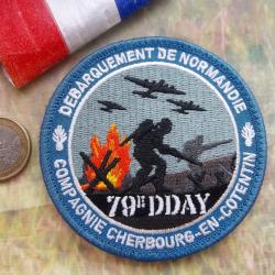 écusson militaire 79 éme D-Day débarquement Normandie gendarmerie Cherbourg