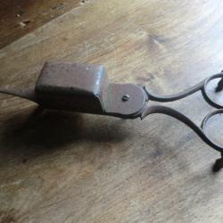 repose mouchette métal  pour cierge a bougie
