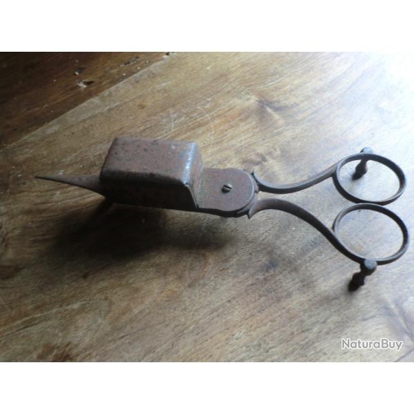 repose mouchette mtal  pour cierge a bougie
