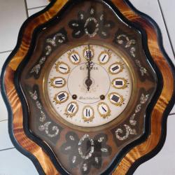 Pendule , Carillon , Oeil de Boeuf Emile Royer