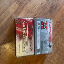 Boîtes de balles 45/70 govt winchester super x et hornady