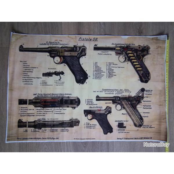poster plastifi P08 Allemagne dcoration collection militaire muse