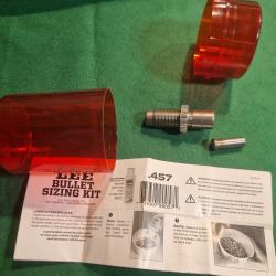 LEE 457  SIZING KIT OUTIL DE RECALIBRAGE  POUR CALIBRE 457  MINIE OU AUTRE