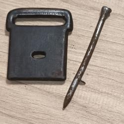 Barre de crosse 98/43 avec sa fixation