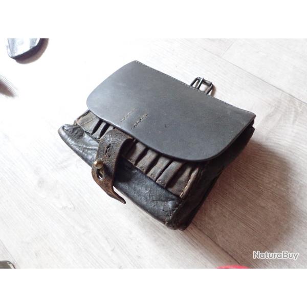 Cartouchire fusil VETTERLI suisse - 1 modle. Giberne