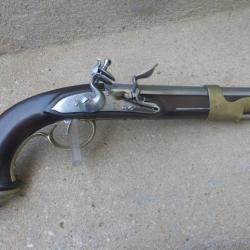 Rarissime pistolet d'officier d'état major période Révolutionnaire