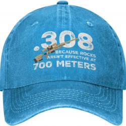 Casquette .308 sniper 700 meters - Bleu clair / Ajustable
