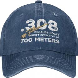 Casquette .308 sniper 700 meters - Bleu foncé / Ajustable