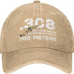 Casquette .308 sniper 700 meters - Marron / Ajustable