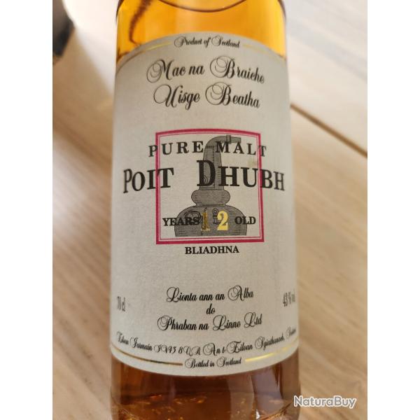 Spiritueux pur malt POIT DHUBHCOSSE