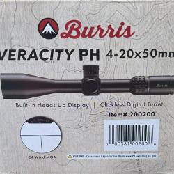 LUNETTE BURRIS VERACITY PH 4-20X50MM