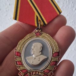MEDAILLE "ORDRE DE STALINE" URSS CCCP 1980-1990
