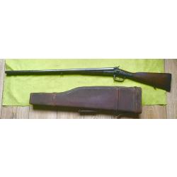 MAGNIFIQUE FUSIL À CHIENS RICHEMENT GRAVE FABRICATION RONCHARD & CIZERON ARTISAN STÉPHANOIS  CAL 16