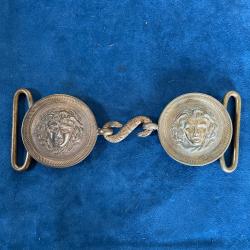 Boucle de ceinturon d'officier méduse modèle 1822 ou 1831